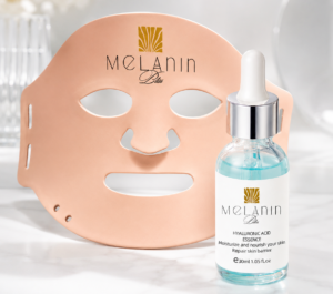 Melanin Bliss LED Mask + Hyaluronic Acid Serum Bundle